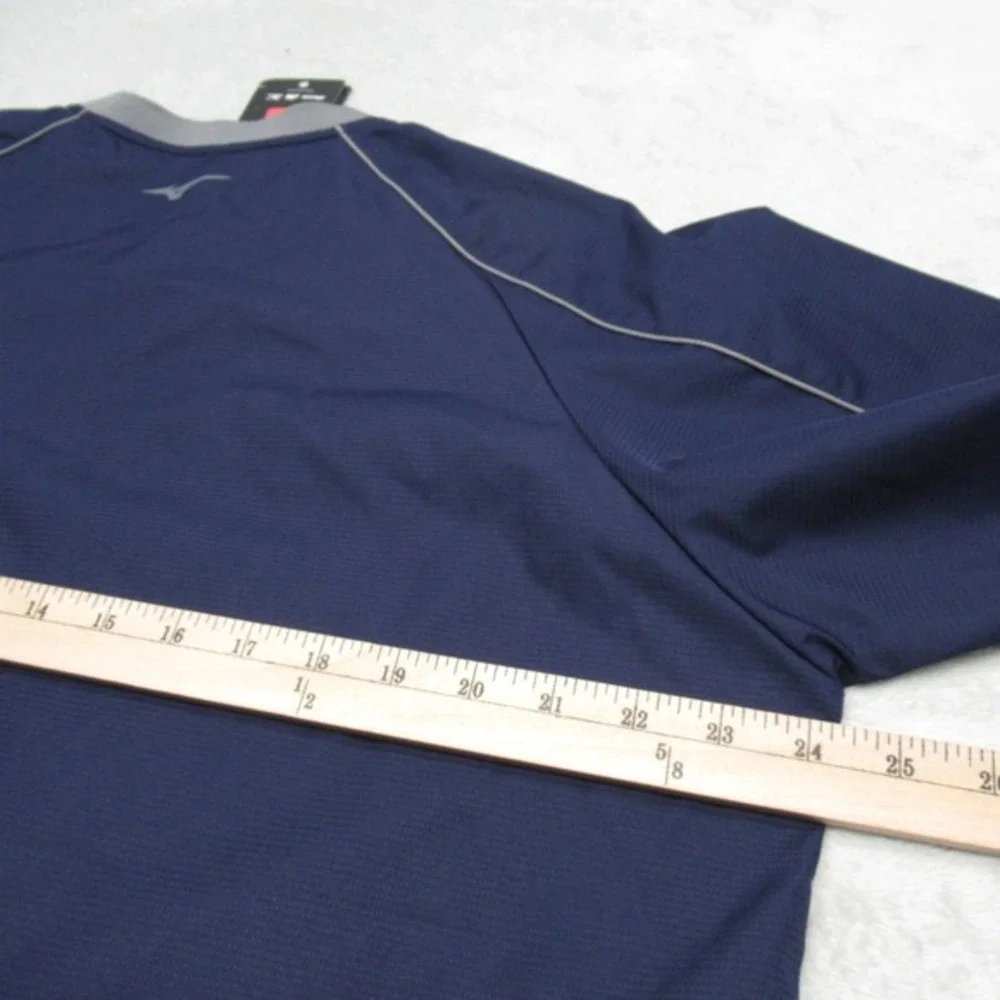 Mizuno Performance Batting Jacket Mens Small Blue Water Wind Protection NWD‎